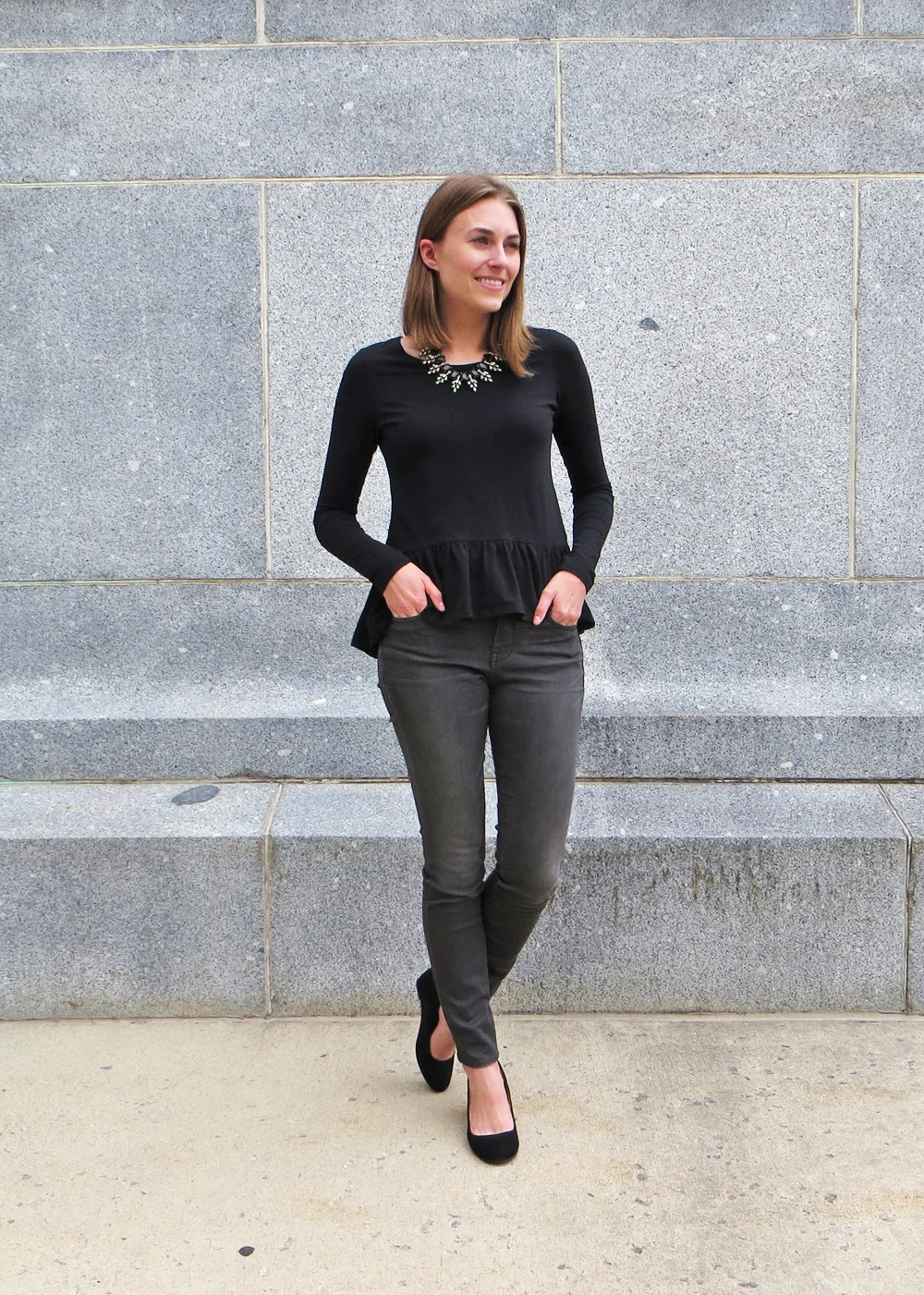 Peplum tops 2025 with jeans